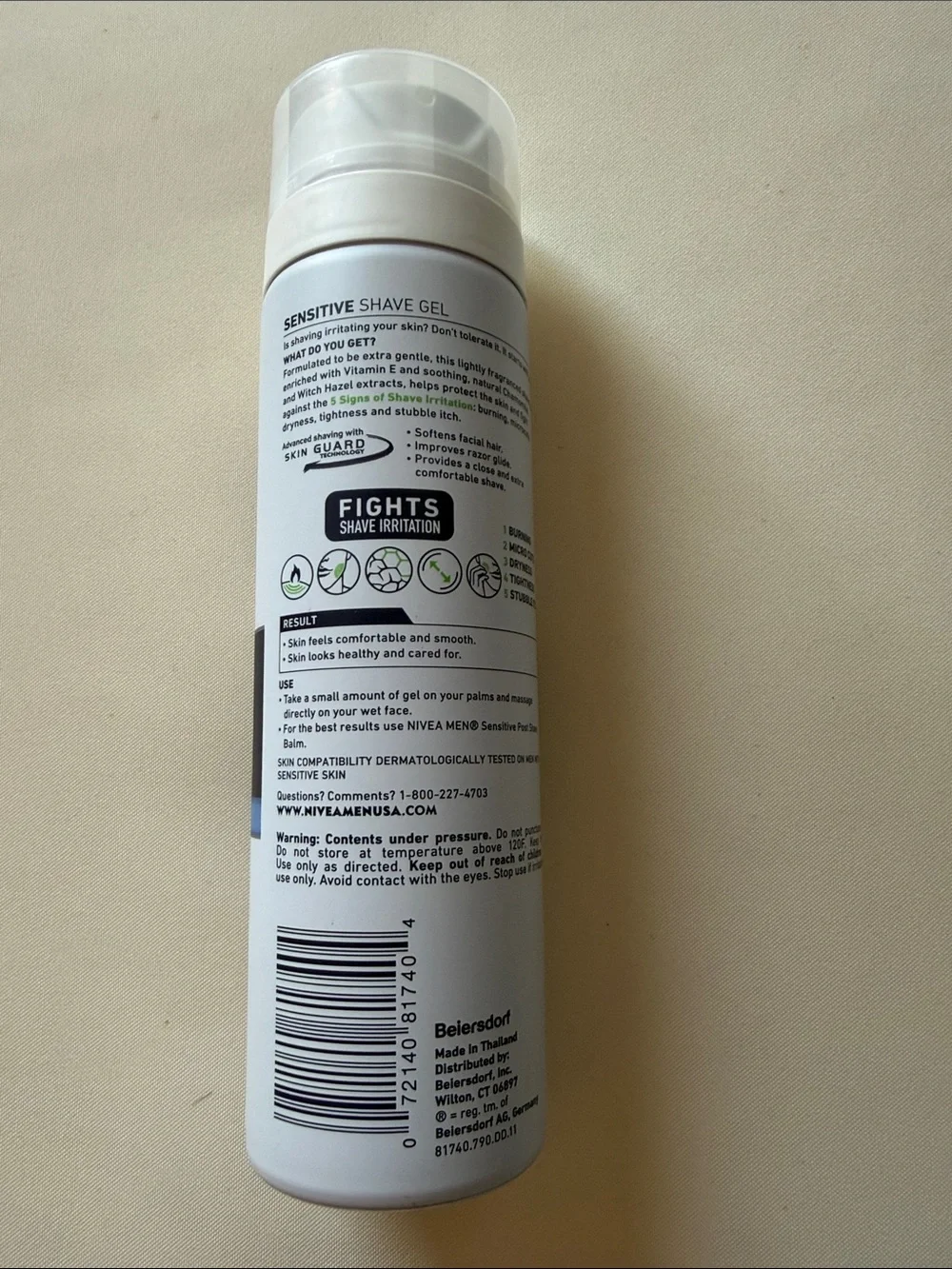 Sensitive Shave Gel - White & Blue